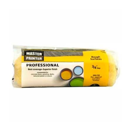 General Paint Master Painter 9" Professional Roller Cover, 3/4" Nap, Woven, Rough - 149298